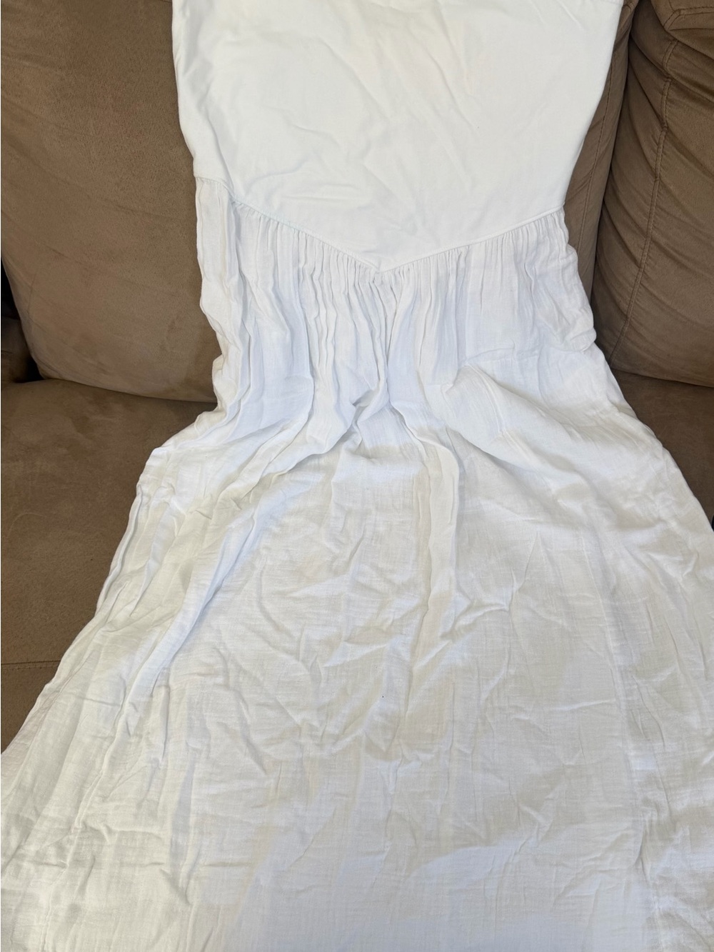 Aerie White Maxi Dress